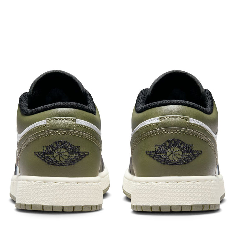 Air Jordan 1 Low (GS) - Black/Medium Olive