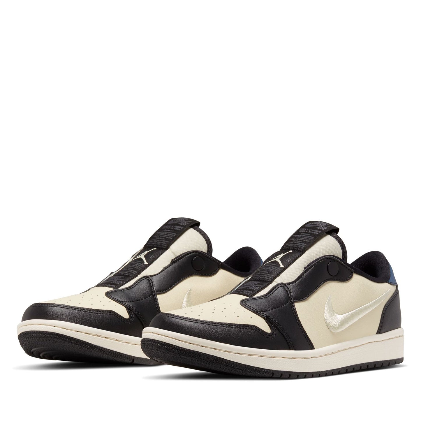 Women's Air Jordan 1 Retro Low Slip - Fossil/Black