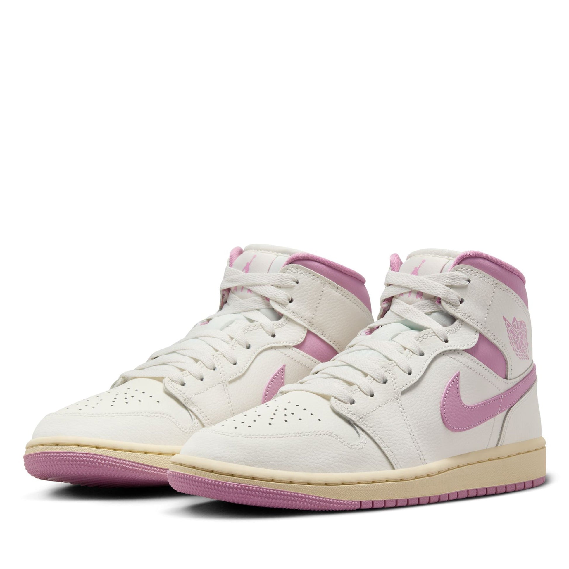 Women's Air Jordan 1 Mid - Sail/Orchid