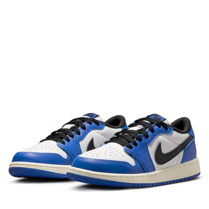 Air Jordan 1 Low OG 'Game Royal' (GS)- White/Black