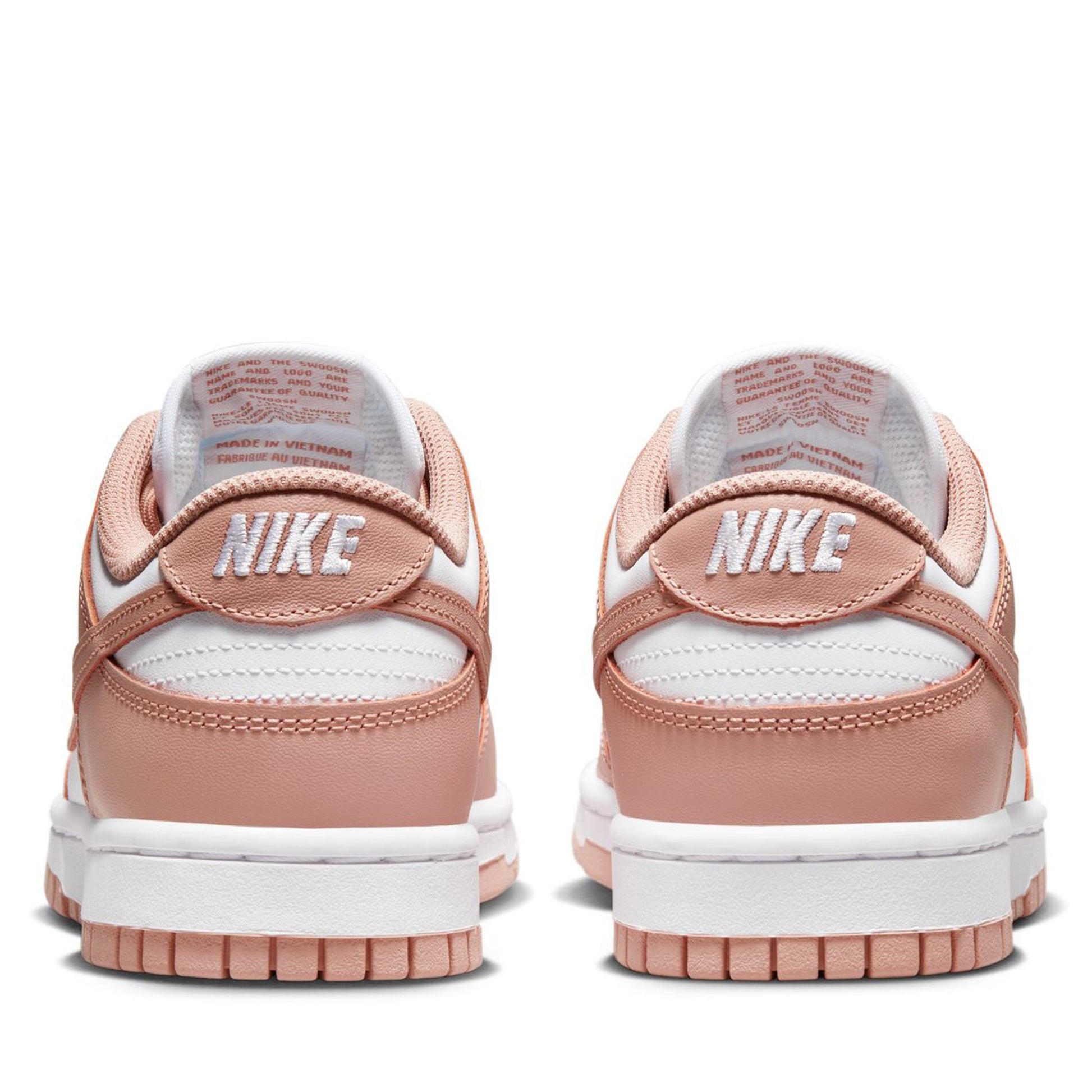 Women's Nike Dunk Low - White/Rose Whisper