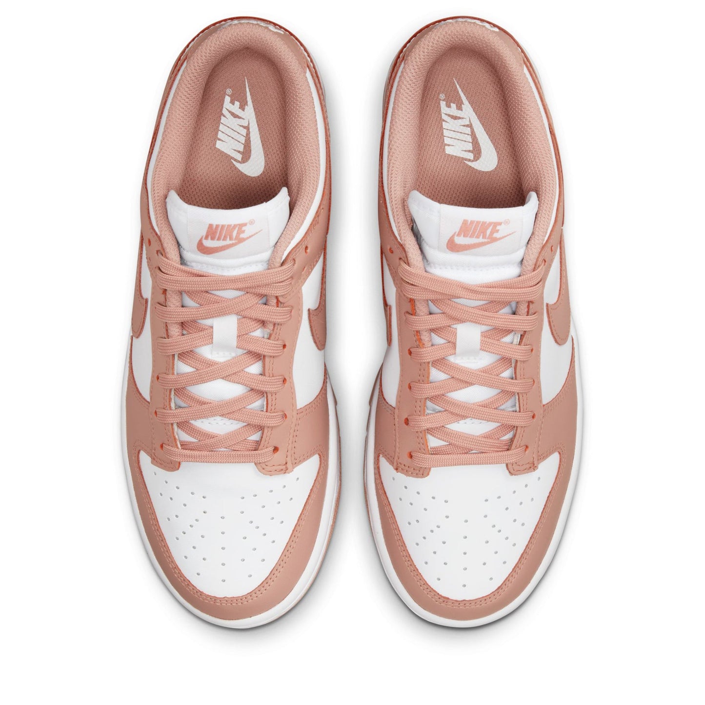 Women's Nike Dunk Low - White/Rose Whisper