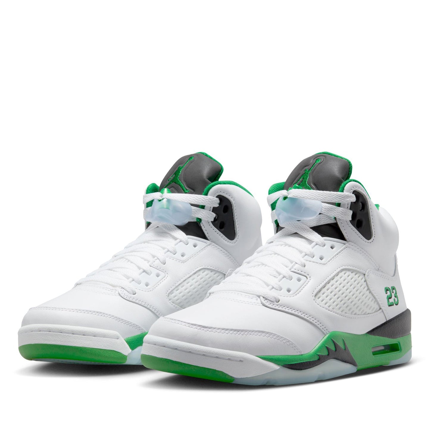 Women's Air Jordan 5 Retro 'Lucky Green' - White/Lucky Green