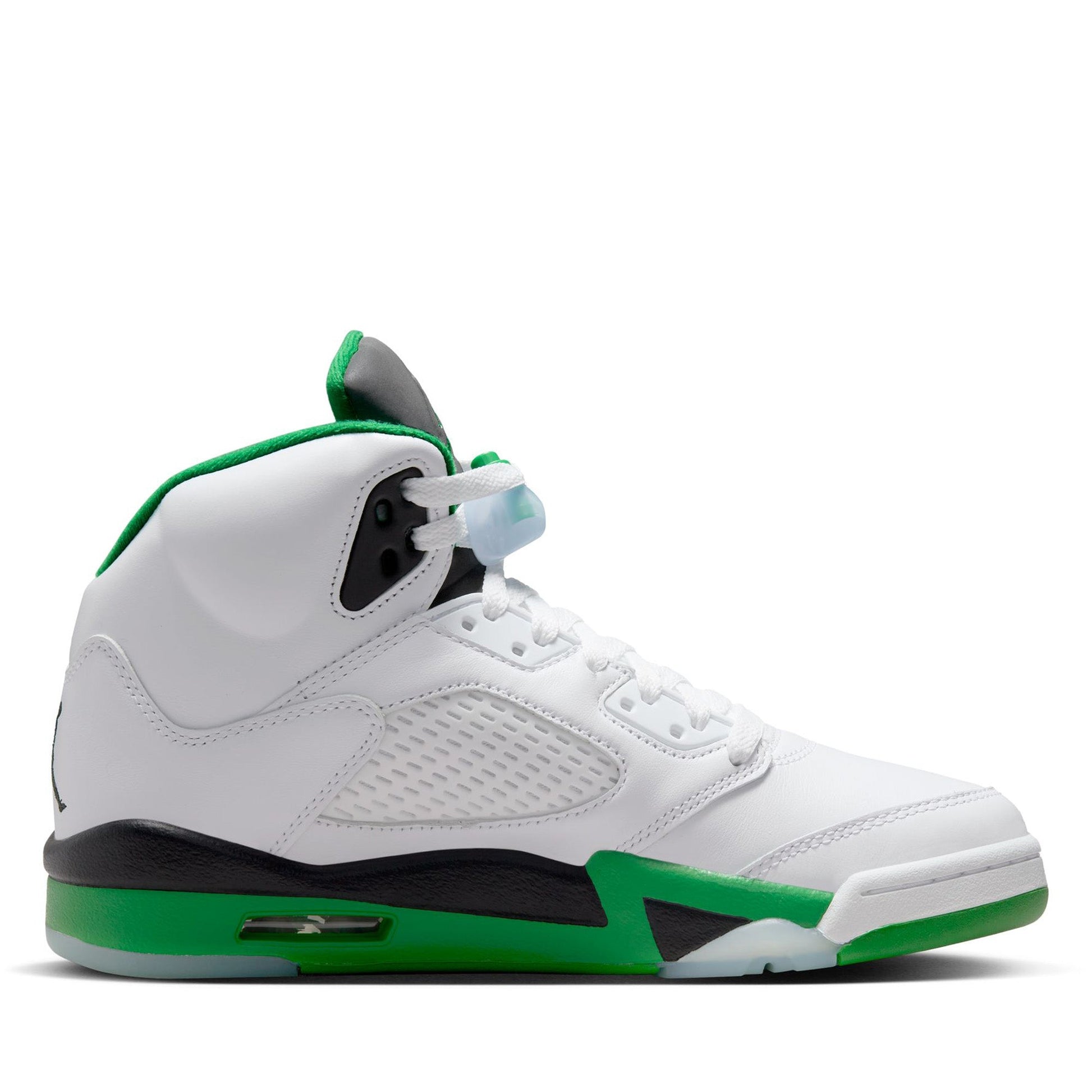 Women's Air Jordan 5 Retro 'Lucky Green' - White/Lucky Green