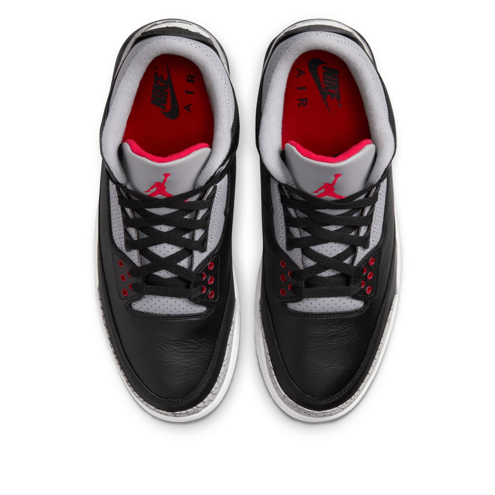 Air Jordan 3 Retro 'Black Cement' - Black/Fire Red