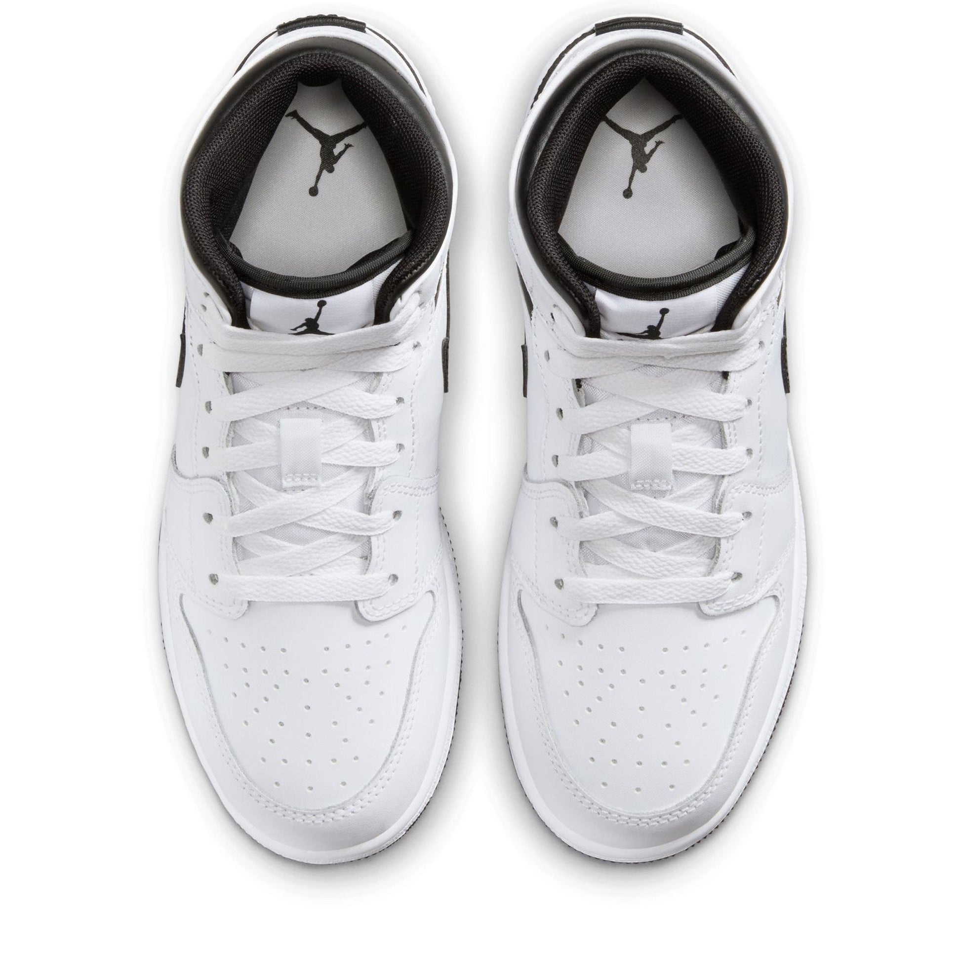 Air Jordan 1 Mid (GS) - White/Black