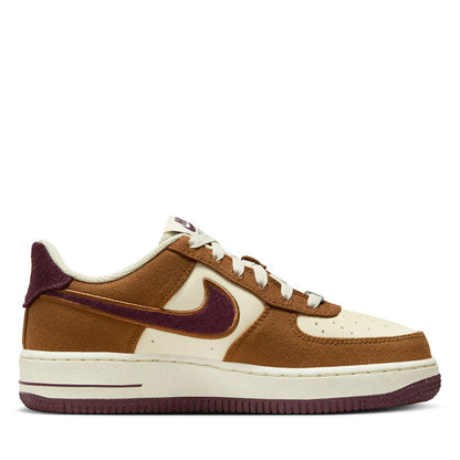 Nike Air Force 1 LV8 (GS) - Light British Tan/Burgundy Crush