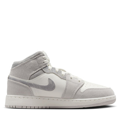 Air Jordan 1 Mid SE (GS) - Neutral Grey/Smoke Grey