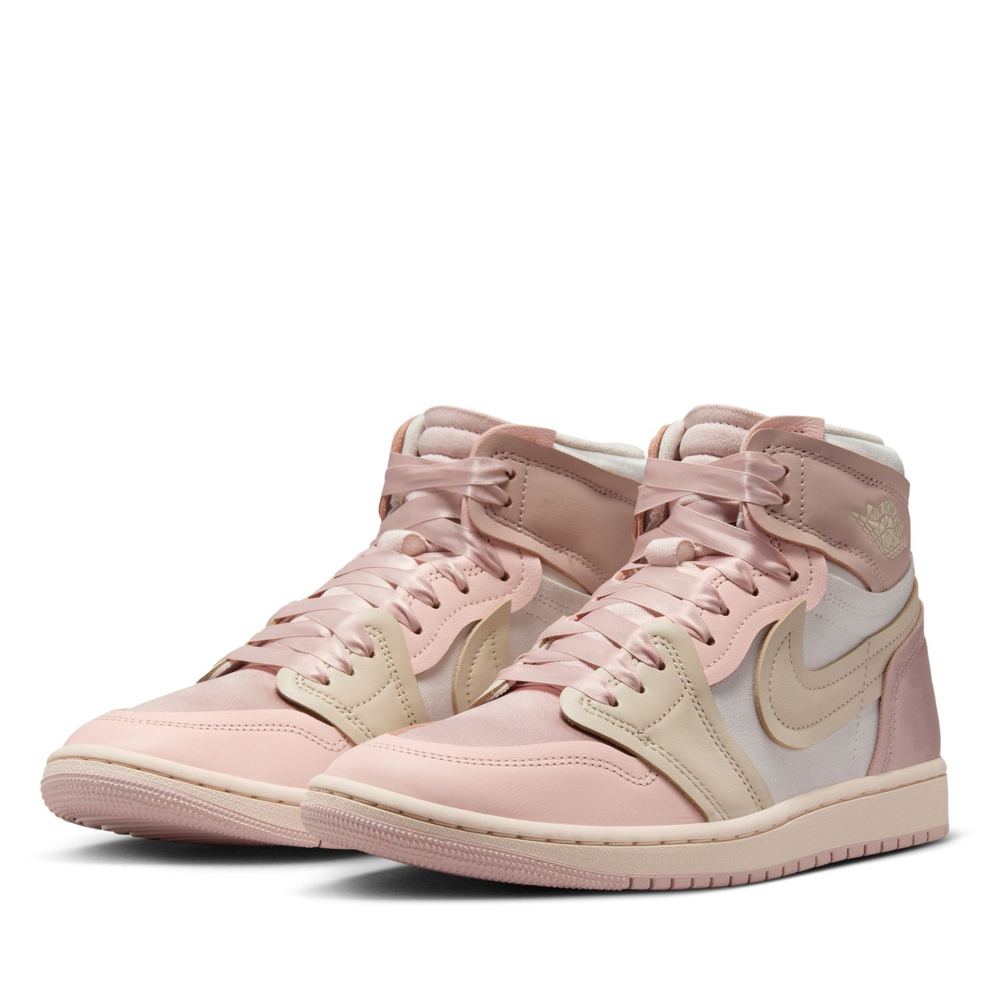 Women's Air Jordan 1 High Method Of Make - Pink Oxford/Legend Light Brown