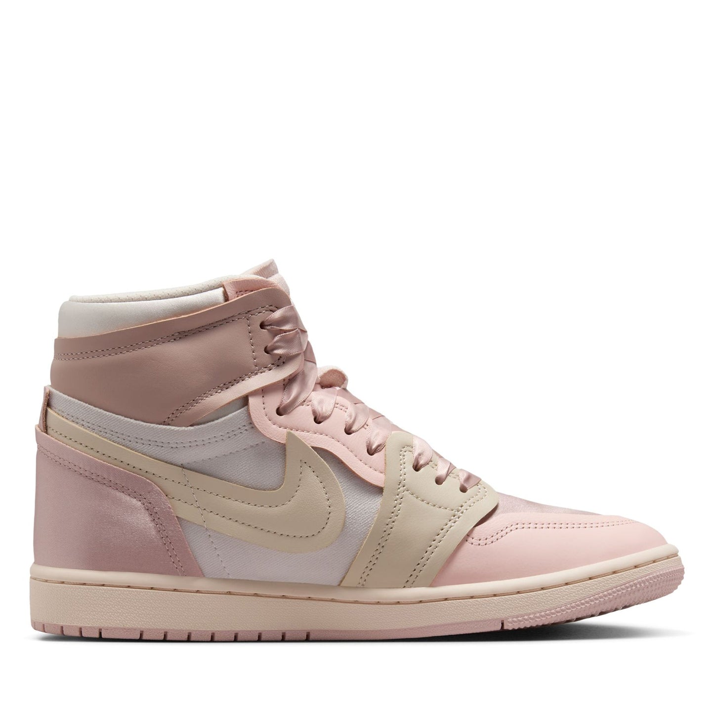 Women's Air Jordan 1 High Method Of Make - Pink Oxford/Legend Light Brown