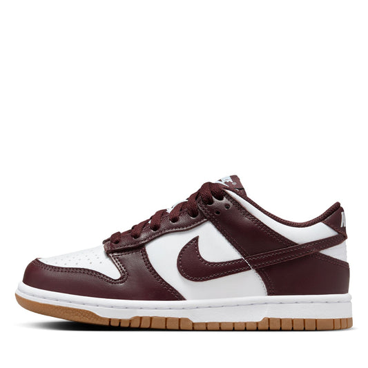 Nike Dunk Low (GS) - White/Burgundy Crush