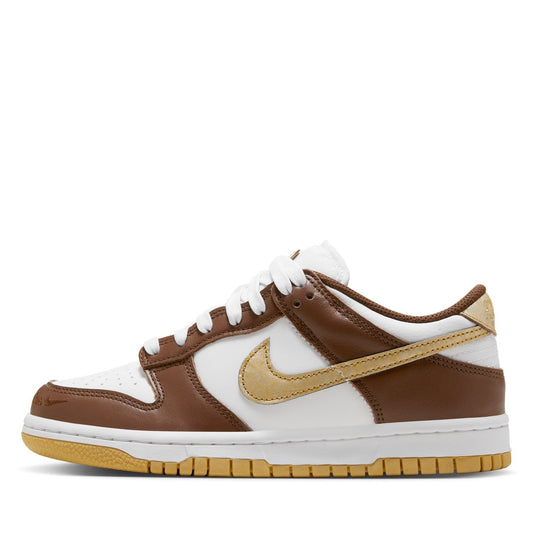 Nike Dunk Low (GS) - White/Metallic Gold