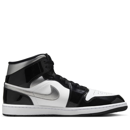 Air Jordan 1 Mid SE - Black/Metallic Silver