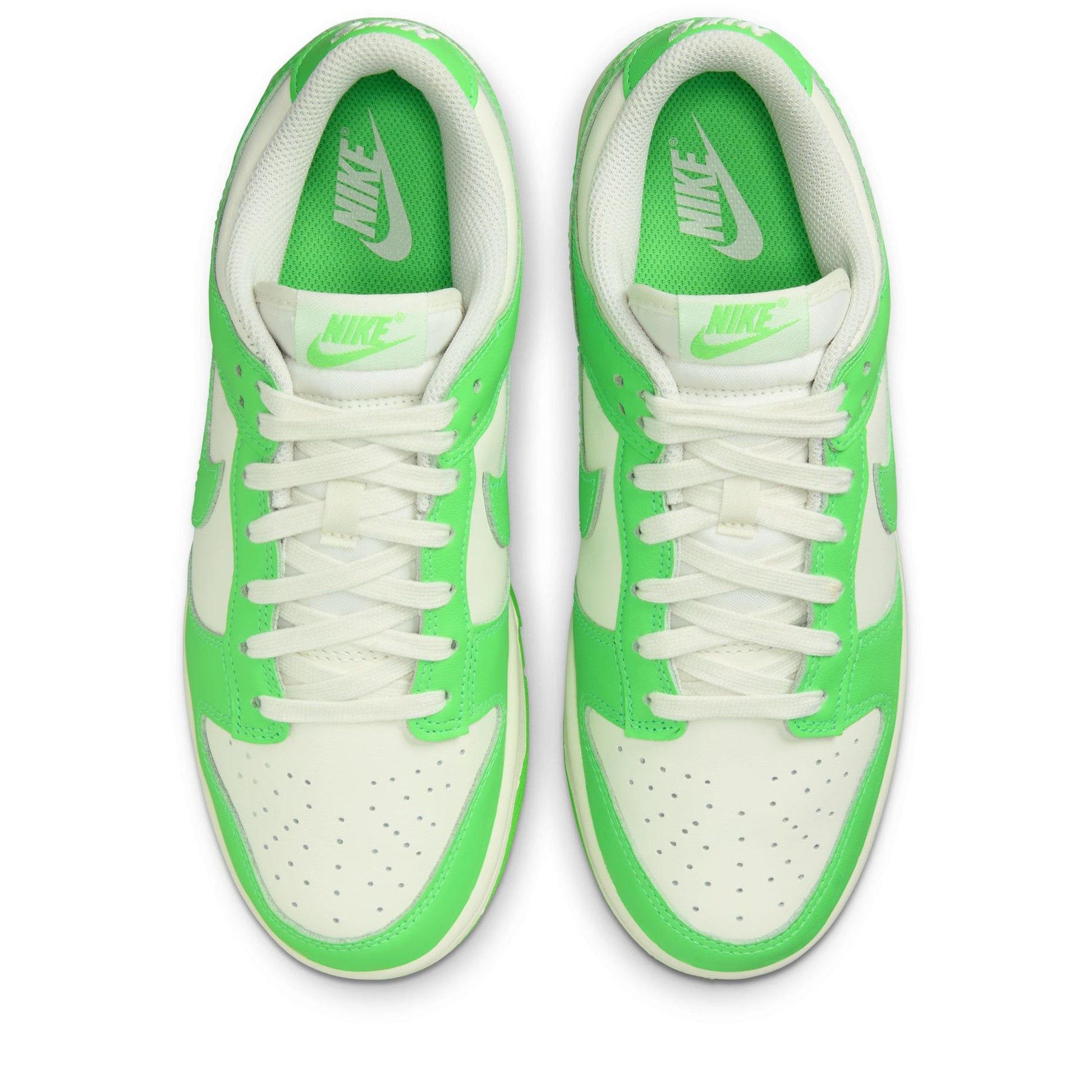 Women's Nike Dunk Low - Sail/Green Strike