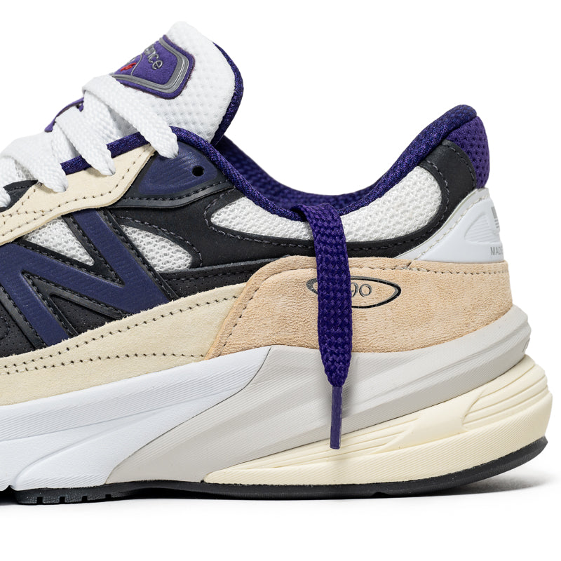 New Balance Made in USA 990v6 - White/Black Plum