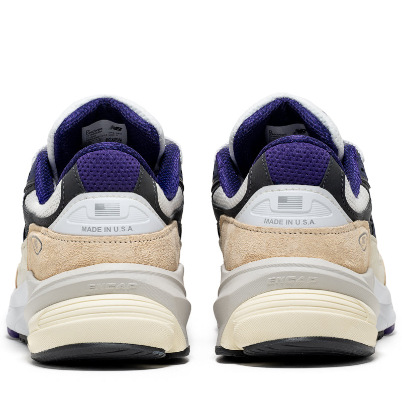 New Balance Made in USA 990v6 - White/Black Plum