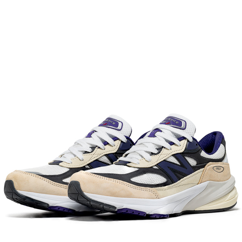 New Balance Made in USA 990v6 - White/Black Plum