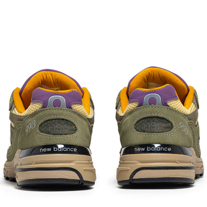 New Balance Made in USA 993 - Olive Leaf/Maize