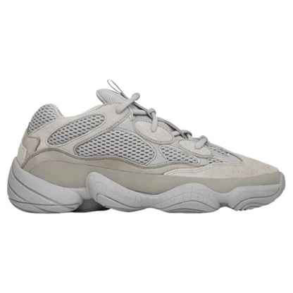 YEEZY X ADIDAS SUEDE AND MESH YEEZY 500 GRANITE SNEAKERS