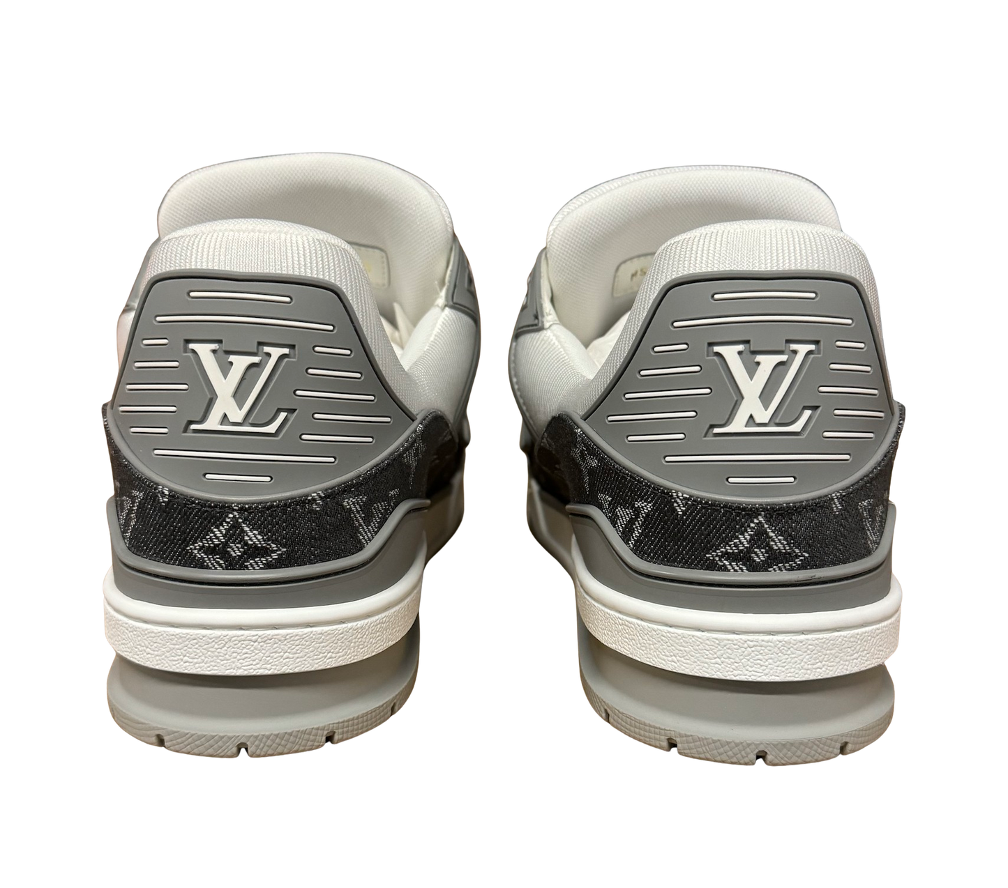 Louis Vuitton LV Trainer 'Grey Denim' Sneakers