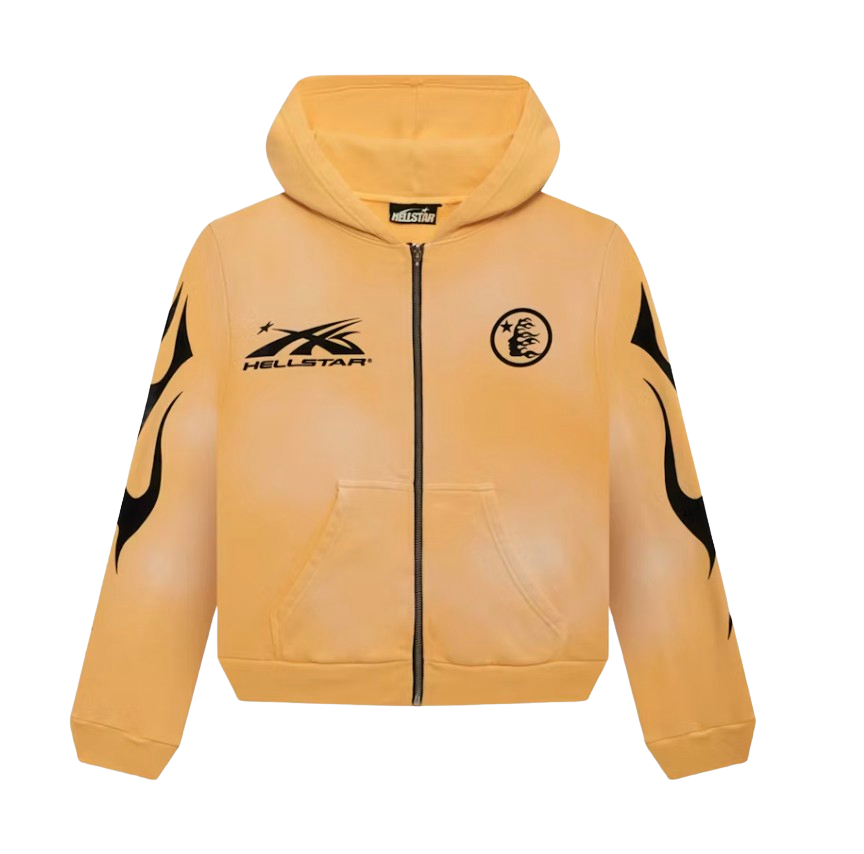 Hellstar 'Yellow Sport Logo' Zip Up