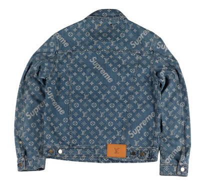 Supreme x Louis Vuitton Jacquard Denim Trucker Jacket