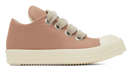 Rick Owens DRKSHDW 'Puffer' Pink Jumbo Lace Low Sneakers