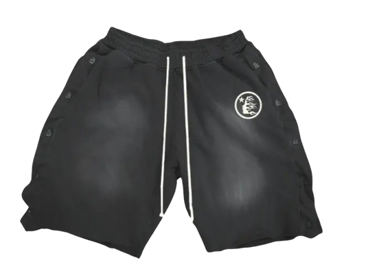 Hellstar Black Snap Shorts