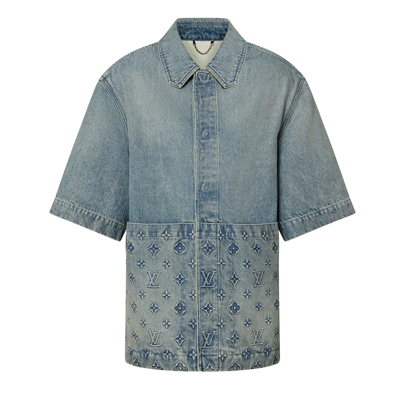 Louis Vuitton 'Monogram' Denim Workwear Shirt