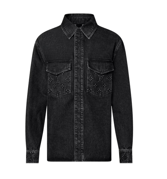 Louis Vuitton Black Denim Overshirt