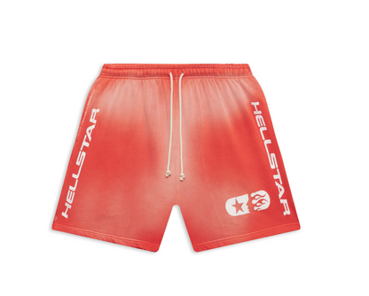 Hellstar Studios Red Logo Shorts