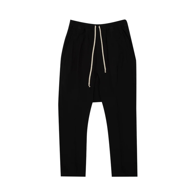 Rick Owens 'Drawstring' Black Long Pants