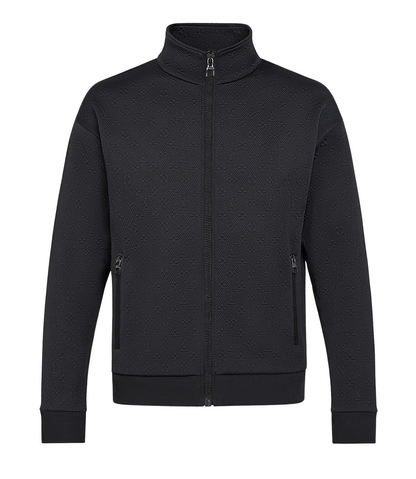 Louis Vuitton Monogram 'Zip Through' Black Jacket