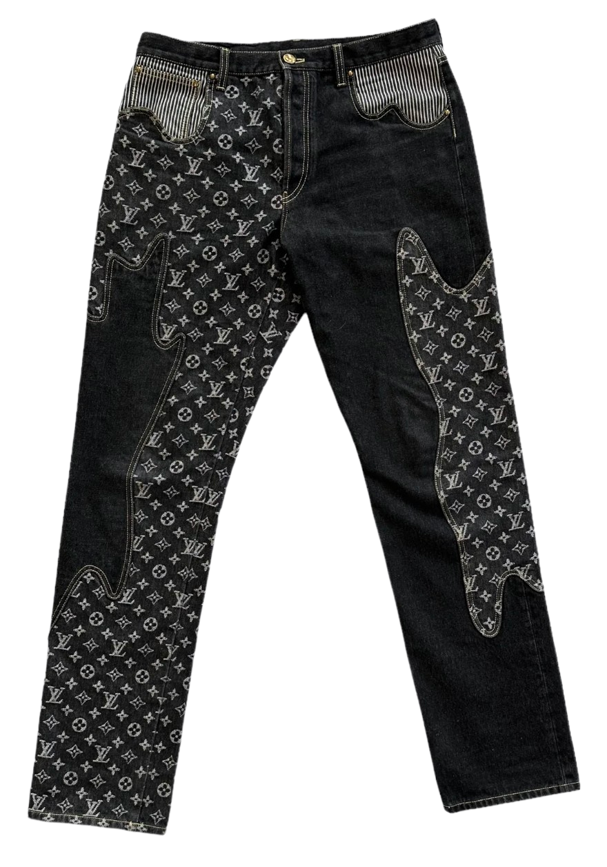 Louis Vuitton x Nigo 'Crazy' Black Jeans