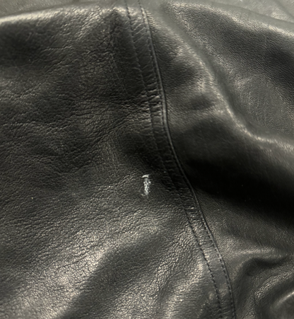 Rick Owens 'Black' Lambskin Leather Jacket