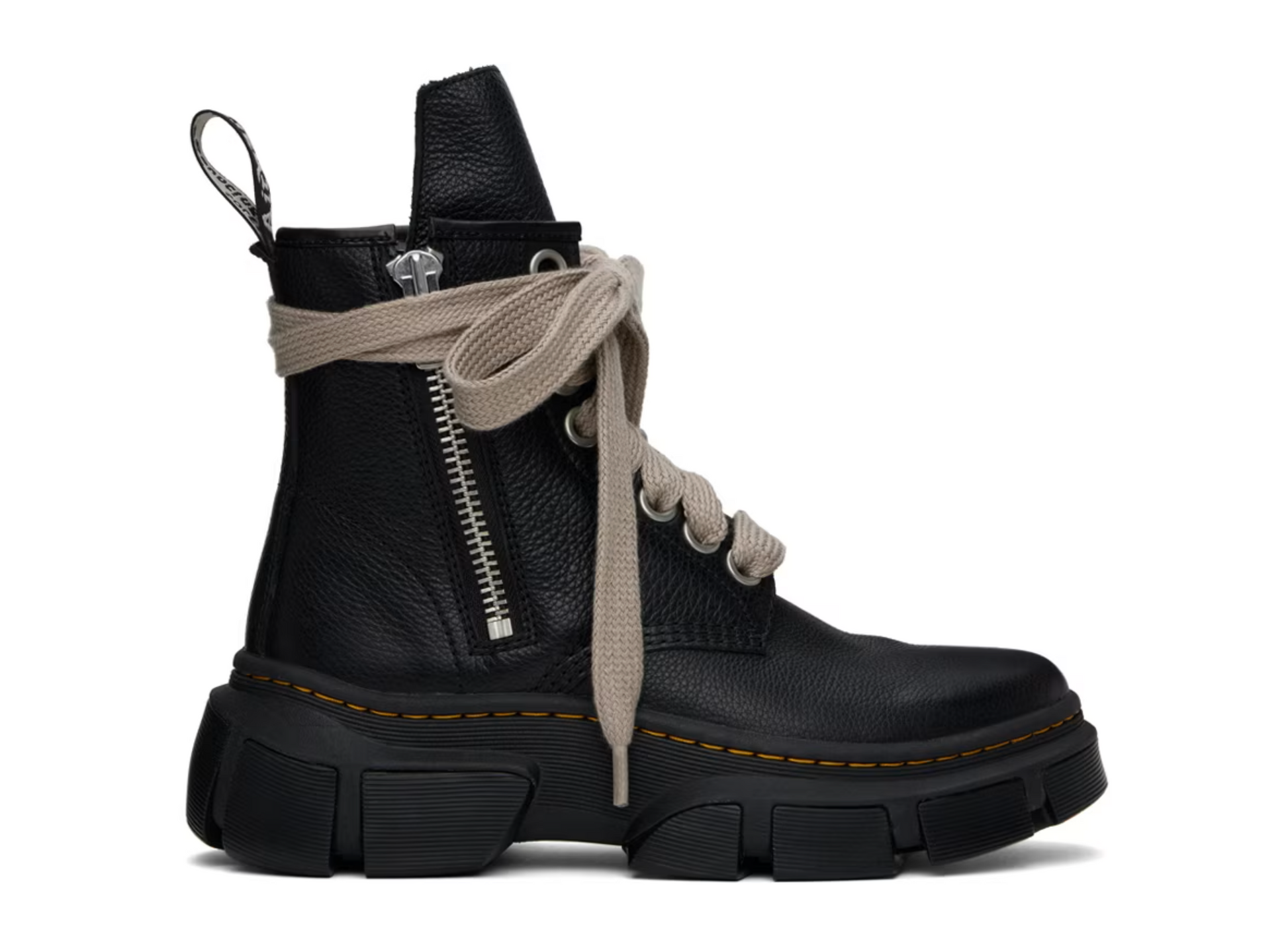 Doc Martens x Rick Owens '1406 DXML' Black Boots