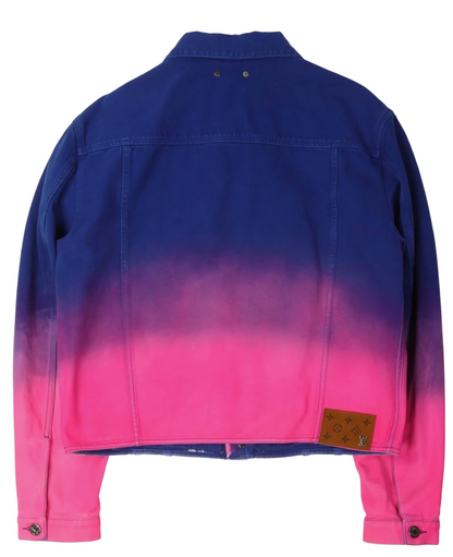 Louis Vuitton 'Cropped Gradient' Denim Jacket