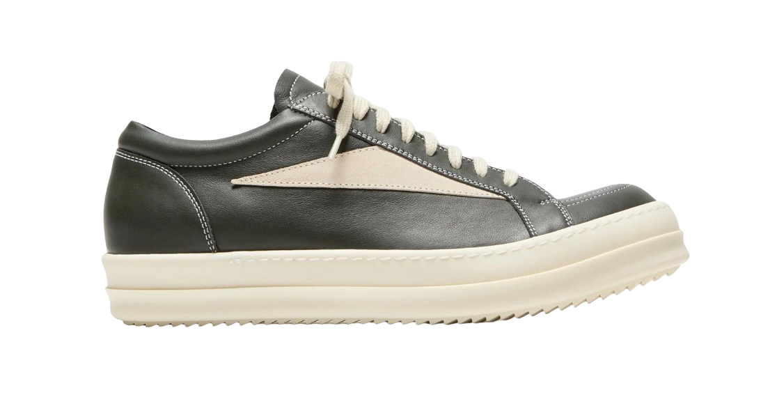 Rick Owens 'Forest' Leather Vintage Sneaks