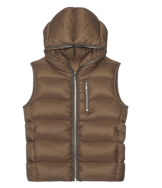 Rick Owens DRKSHDW 'Dust' Sealed Puffer Vest Jacket